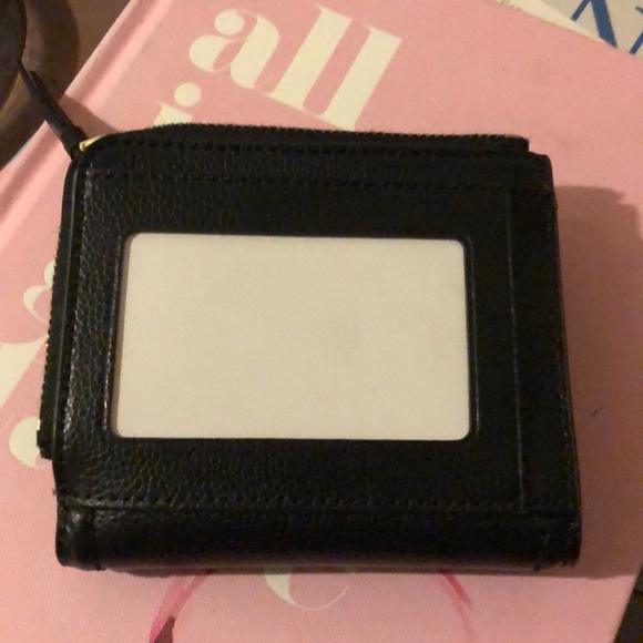 NWT Kate Spade sm Zip bifold Patterson Drive black - Picture 3 of 6